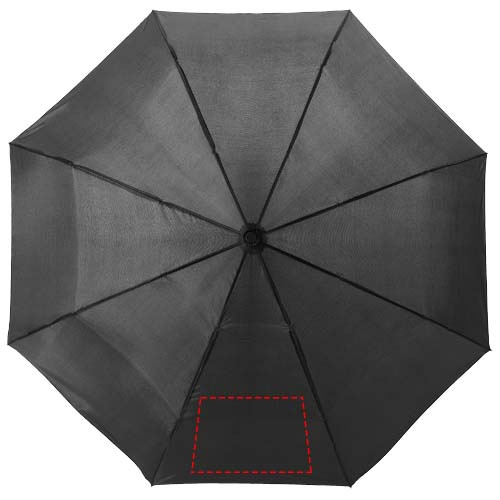 Alex 21.5" foldable auto open/close umbrella: Logo position – panel 1