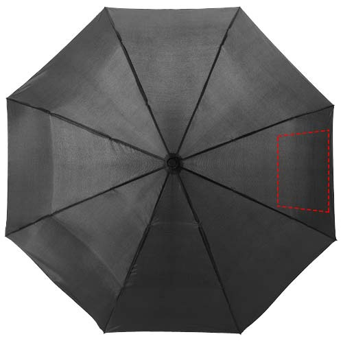 Alex 21.5" foldable auto open/close umbrella: Logo position – panel 3