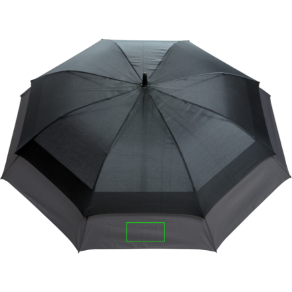 Swiss Peak AWARE™ 23" kuni 27" laiendatav vihmavari: Logo asukoht – toote esikülje alaosa