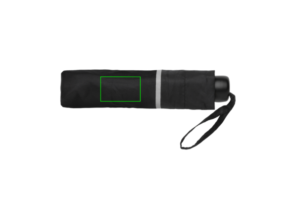 20,5" Impact AWARE™ RPET 190T pongee mini helkurvihmavari: Logo asukoht – kott