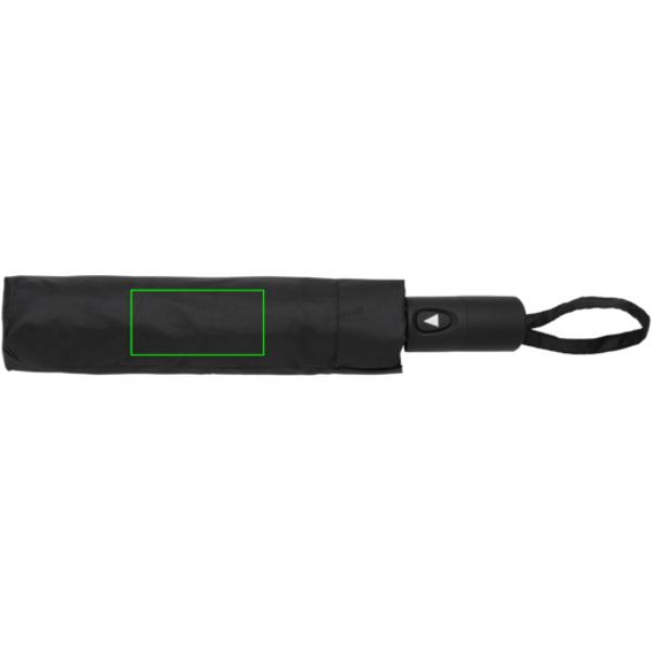 21-tolline Impact AWARE™ RPET 190T automaatselt avanev minivihmavari: Logo asukoht – kott