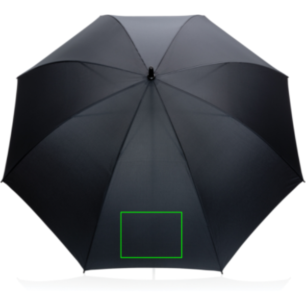 30-tolline Impact AWARE™ RPET 190T tormikindel vihmavari: Logo asukoht – vihmavari