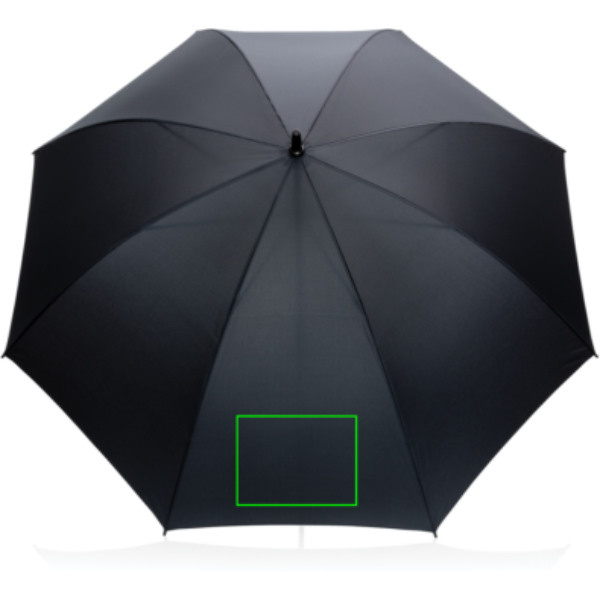 30-tolline Impact AWARE™ RPET 190T tormikindel vihmavari: Logo asukoht – vihmavari