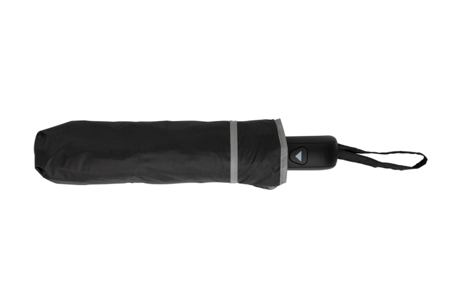 21-tolline Impact AWARE™ RPET 190T Pongee kahevärviline mini vihmavari: kott