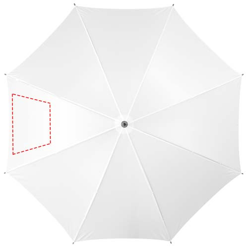 Jova 23" umbrella with wooden shaft and handle: 7th panel · Screenprint