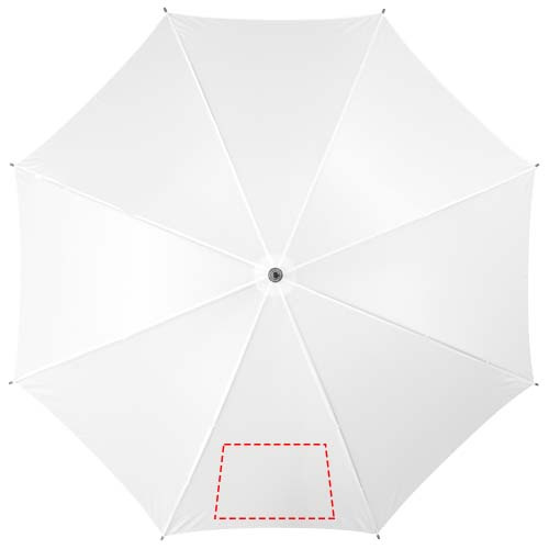 Jova 23" umbrella with wooden shaft and handle: 1st panel · DTF Transfer