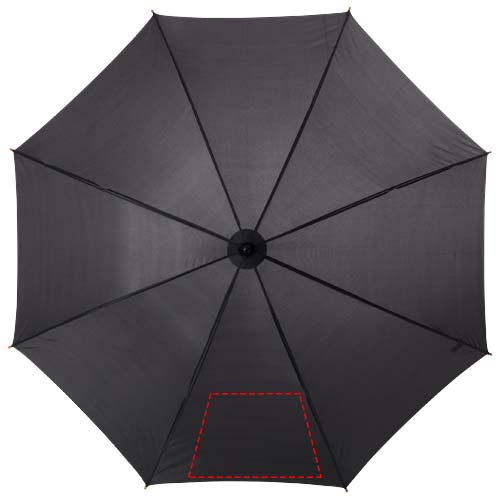 Jova 23" umbrella with wooden shaft and handle: 5th panel · Screenprint