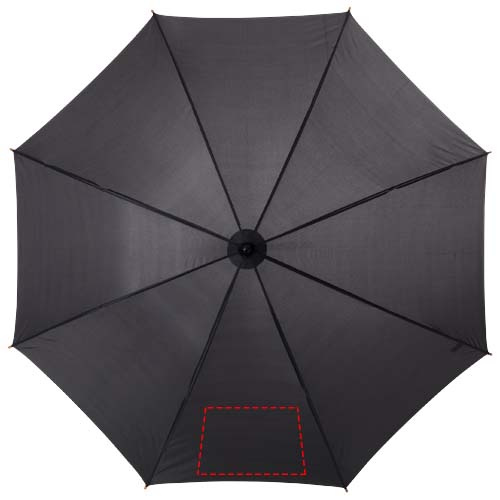 Jova 23" umbrella with wooden shaft and handle: 1st panel · DTF Transfer