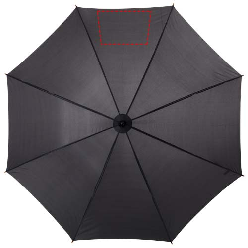 Jova 23" umbrella with wooden shaft and handle: 5th panel · DTF Transfer