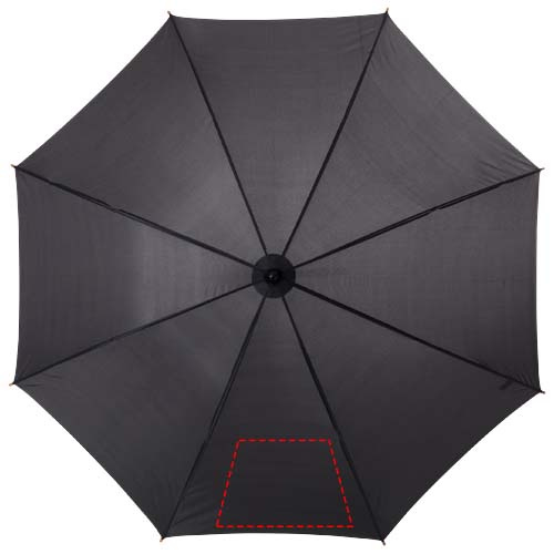 Jova 23" umbrella with wooden shaft and handle: 1st panel · Screenprint