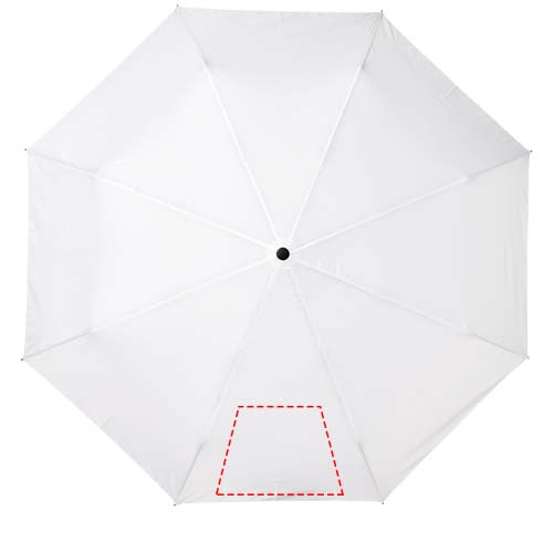 Alina 23" auto open recycled PET umbrella: 1st panel · Screenprint