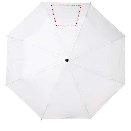 Alina 23" auto open recycled PET umbrella: 5th panel · Screenprint