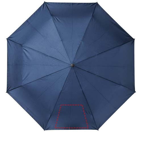 Alina 23" auto open recycled PET umbrella: 1st panel · Screenprint